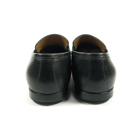 Gucci Horsebit Loafer Black Leather Slip On Shoes - Picture 6 of 8